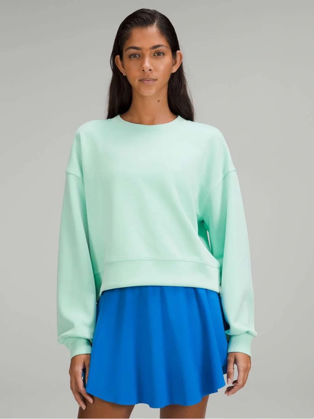 Like New - Lululemon Mint Green Cropped Sweatshirt (L)